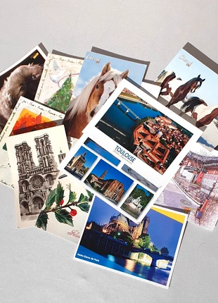 Lot de 12 Cartes Postales, condition: Good, €10.00, €11.20 includes Buyer Protection