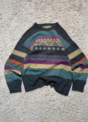Crewneck Pull ras de Cou Crazy Fleek Vintage Pull Homme taille M En Laine et mohair, marca: Vintage Dressing, estado: Muito bom, tamanho: M, €19.99, €21.69 inclui Proteção do Comprador