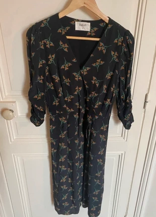 Robe a fleurs Ba&sh, merk: Ba&sh, staat: Heel goed, maat: M / 38 / 10, € 38,00, € 40,60 inclusief Kopersbescherming Pro