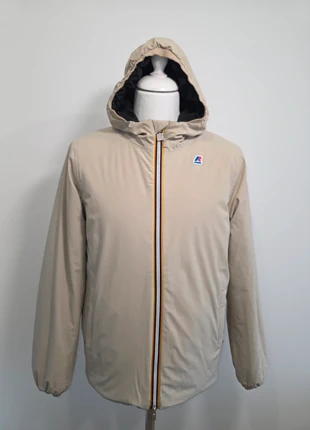 Manteau parka rembourré réversible K-way Jacques Warm double beige noir taille L mixte 🔥, merk: K-Way, staat: Heel goed, maat: L, € 185,00, € 194,95 inclusief Kopersbescherming Pro