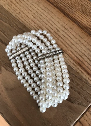 30’s flapper Pearl elastic vintage style bracelet, condition: Good, £2.00, £2.80 includes Buyer Protection Pro