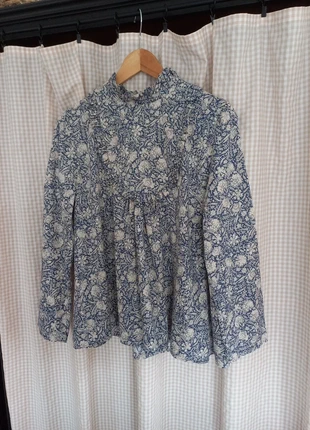 Blouse à col volanté, marque: Cousu Main, état: Très bon état, taille: M / 38 / 10, 35,00 €, 37,45 € Protection acheteurs incluse