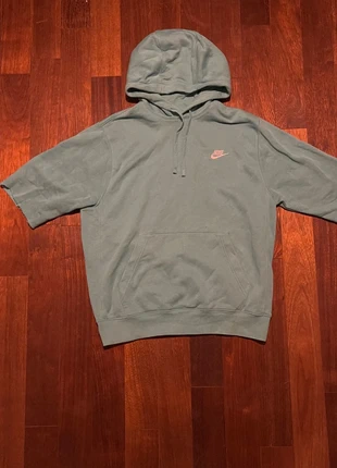 Pull sweat à capuche | Nike | Demi manche | M | Vert/Bleu, brand: Nike, condition: Very good, size: M, €5.00, €5.95 includes Buyer Protection