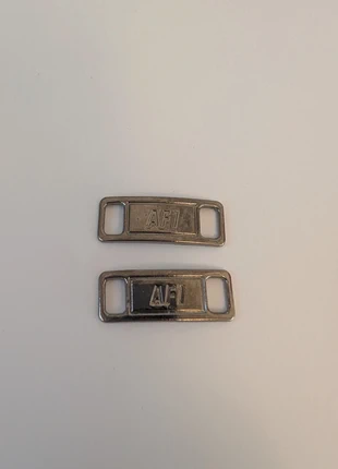 AF1 lace tags gunmetal grey trainer tags, brand: AF1, condition: New without tags, size: One size, £3.00, £3.85 includes Buyer Protection