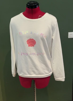 🧶 Pull blanc Camaïeu – Taille L, marque: Camaïeu, état: Très bon état, taille: L / 40 / 12, 3,50 €, 4,38 € Protection acheteurs incluse