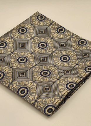 Pańuelo bolsillo poliéster motivos vintage beige y gris, marque: Local, état: Neuf sans étiquette, 4,95 €, 5,90 € Protection acheteurs incluse