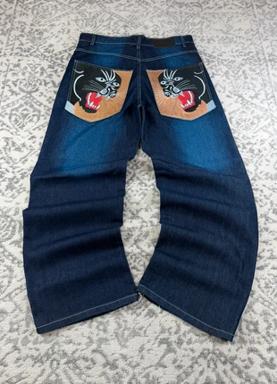 Jean Baggy Brodé Style Hip Hop / Taille 42, brand: Denim, condizioni: Ottime, taglia: IT 42 | W32, €54.90, €58.35 include la Protezione acquisti Pro