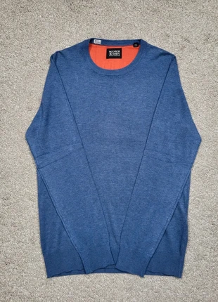 Pull ras du cou Scotch & Soda | Bleu | Taille M, marca: Scotch & Soda, estado: Novo sem etiquetas, tamanho: M, €30.00, €32.20 inclui Proteção do Comprador