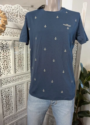 T-shirt homme marque Mariner taille M couleur bleu marine et Encre beige B2, merk: Mariner, staat: Nieuw met prijskaartje, maat: M, € 19,99, € 21,69 inclusief Kopersbescherming Pro