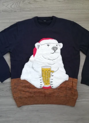 Maglione natalizio Next, marque: Next, état: Neuf sans étiquette, taille: L, 25,00 €, 26,95 € Protection acheteurs incluse