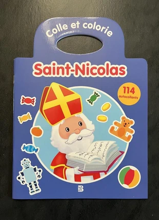 Colle et colorie - Saint-nicolas, staat: Nieuw met prijskaartje, € 2,00, € 2,80 inclusief Kopersbescherming Pro