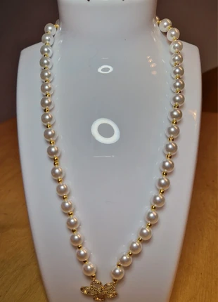 Collier de perles, merk: Fantaisie, staat: Nieuw met prijskaartje, € 8,00, € 9,10 inclusief Kopersbescherming