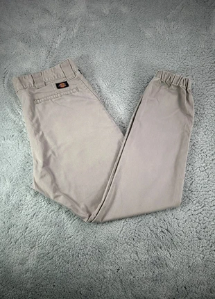 Dickies Pantalon Dropped Taper 34 Beige Tapered Élastique Chevilles / Pants Elastic Cuffs 00203, marque: Dickies, état: Bon état, taille: W25 | FR 34, 8,00 €, 9,10 € Protection acheteurs (Pro) incluse