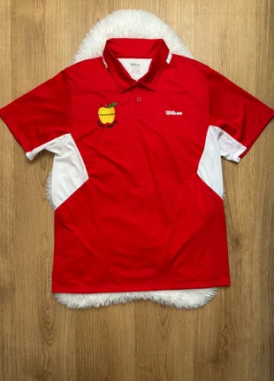 Maillot style polo Wilson Saint Martin rouge et blanc -Taille XL, merk: Wilson, staat: Nieuw zonder prijskaartje, maat: XL, € 6,00, € 7,00 inclusief Kopersbescherming