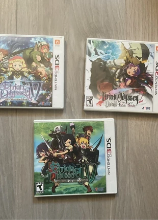 Lot Etrian Odyssey - Nintendo 3DS, staat: Heel goed, € 270,00, € 284,20 inclusief Kopersbescherming
