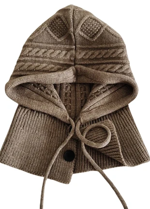 Cagoule en laine taupe - CG0564, estado: Novo com etiquetas, tamanho: Tamanho único, €10.00, €11.20 inclui Proteção do Comprador Pro