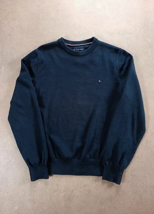 Pull col rond Tommy Hilfiger | 100% coton bleu/marine | taille S pour homme, marca: Tommy Hilfiger, estado: Muy bueno, tamaño: S, 24,90 €, 26,85 € Protección al comprador Pro incluida