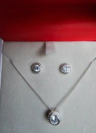 H Samuel Sterling Silver Earrings & Pendant, brand: H.Samuel, condition: New without tags, £48.00, £51.10 includes Buyer Protection