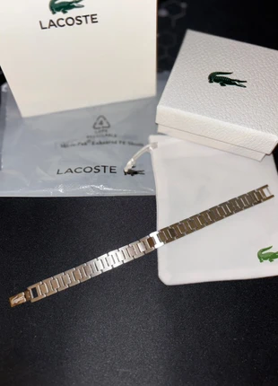 Bracelet homme Lacoste argenté inoxydable 🐊, brand: Lacoste, condition: New with tags, €29.99, €32.19 includes Buyer Protection
