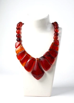 Collier en ambre de sang du Myanmar - E4-13, marke: Unique, zustand: Sehr gut, 25,00 €, 26,95 € inklusive Vinted-Käuferschutz