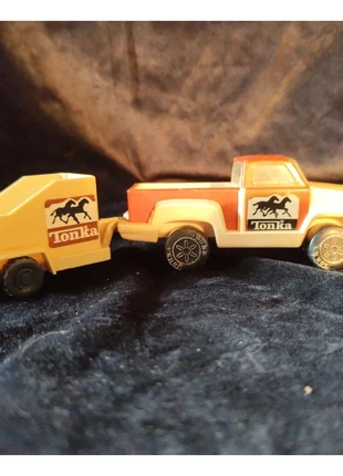 Camion tracteur Tonka vintage – Métal & plastique – Beige/Marron – Jouet ancien, brand: Tonka, condition: Good, size: One size, €13.00, €14.35 includes Buyer Protection