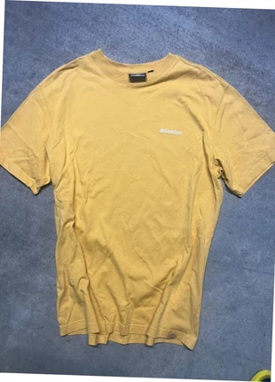 T-shirt Dickies jaune moutarde – Logo brodé, 100 % coton, taille L, marca: Dickies, estado: Muito bom, tamanho: L, €8.00, €9.10 inclui Proteção do Comprador