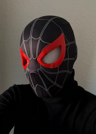 Masque Spider-Man Noir Miles Morales Yeux Mécaniques Faceshell Taille Unique, marca: Spiderman, estado: Novo sem etiquetas, tamanho: Tamanho único, €20.00, €21.70 inclui Proteção do Comprador