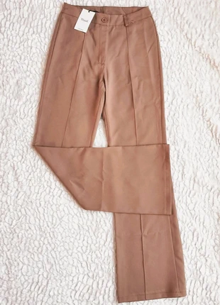 Pantalon évasé marron camel Thead 40 L, marque: thead, état: Neuf avec étiquette, taille: L / 40 / 12, 15,00 €, 16,45 € Protection acheteurs incluse