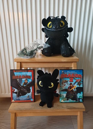 How to train your Dragon spullen, merk: Dragon, staat: Heel goed, maat: Prematuur, tot 44 cm, € 18,50, € 20,13 inclusief Kopersbescherming
