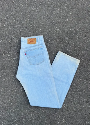 Jean Levi’s 501 made in usa bleu clair 1990’s coupe droite patiné vintage - Taille 34x34, marke: Levi's, zustand: Sehr gut, größe: W34 | DE 50, 39,00 €, 41,65 € beinhaltet Vinted-Käuferschutz Pro