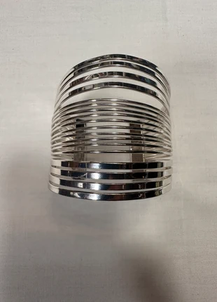 Silver Multi-Band Statement Cuff Bracelet, brand: Silver, condition: Very good, €10.00, €11.20 includes Buyer Protection