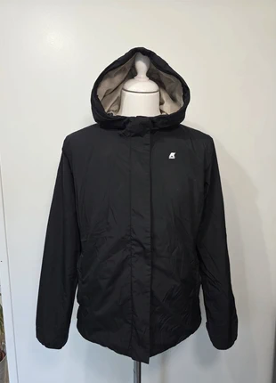 Manteau parka fourré polaire imperméable K-way Lily micro ripstop marmotta noir taille XXL 🔥, merk: K-Way, staat: Heel goed, maat: XXL / 44 / 16, € 165,00, € 173,95 inclusief Kopersbescherming Pro