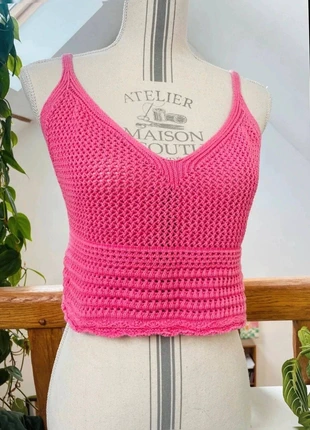 Top crochet rose – New Yorker – Taille L, marque: New Yorker, état: Très bon état, taille: L / 40 / 12, 4,00 €, 4,90 € Protection acheteurs incluse