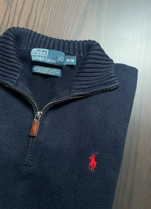 Pull Ralph Lauren Half Zip 1/4 Zip col camionneur Bleu Marine logo brodé / Taille M, marque: Ralph Lauren, état: Très bon état, taille: M, 65,00 €, 68,95 € Protection acheteurs incluse