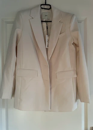 Oversized blazer gebroken wit - Shoeby maat XS, merk: Shoeby, staat: Nieuw met prijskaartje, maat: XS / 34 / 6, € 39,99, € 42,69 inclusief Kopersbescherming