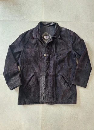 🇬🇧 Vintage SeRRa Pigskin Leather Jacket Purple-Black Men Size XXL, marca: Vintage Dressing, estado: Bueno, tamaño: XXL, 9,90 €, 11,10 € Protección al comprador incluida
