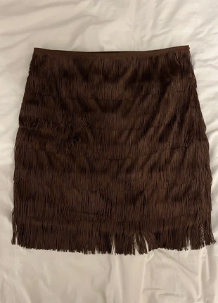 Franje rok NA-KD, marque: NA-KD, état: Bon état, taille: XL / 42 / 14, 7,50 €, 8,58 € Protection acheteurs incluse