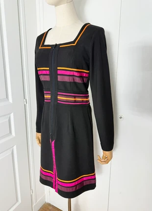 Robe noire rose et orange Paul Brial taille 2, marque: Paul Brial, état: Très bon état, taille: M / 38 / 10, 19,00 €, 20,65 € Protection acheteurs (Pro) incluse