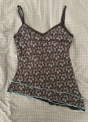 Asymmetrical y2k tank top, marca: Cache Cache, estado: Muito bom, tamanho: S / 36 / 8, €5.00, €5.95 inclui Proteção do Comprador