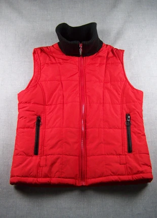 Padded vest fleece lining wool high neck women size XL red and black, brand: Vintage Dressing, condizioni: Ottime, taglia: XL / IT 46 / EU 42, €8.00, €9.10 include la Protezione acquisti