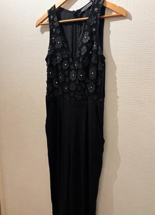 Zwarte jumpsuit Airfield, merk: Airfield, staat: Heel goed, maat: S / 36 / 8, € 25,00, € 26,95 inclusief Kopersbescherming