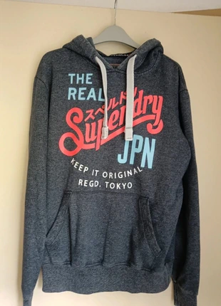 Sweat homme Superdry taille M gris chiné en coton et polyester, marke: Superdry, zustand: Sehr gut, größe: M, 25,00 €, 26,95 € inklusive Vinted-Käuferschutz
