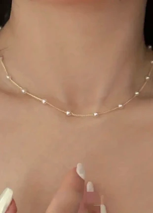 🌷Collier en Perles Imitation 38+6.5cm, marque: Colliers, état: Neuf sans étiquette, 4,99 €, 5,94 € Protection acheteurs incluse