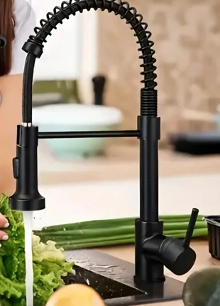 Robinet de cuisine rotatif 360degres 1 buse multijet Black ht 37cm, état: Neuf avec étiquette, 45,00 €, 47,95 € Protection acheteurs incluse