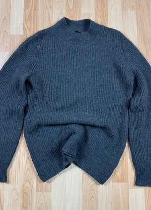 Pull col rond en laine et alpaga Oversize COS Gris foncé Chaud Doux Hiver Taille XS/S, brand: COS, condition: New without tags, size: XS / 34 / 6, €100.00, €105.70 includes Buyer Protection