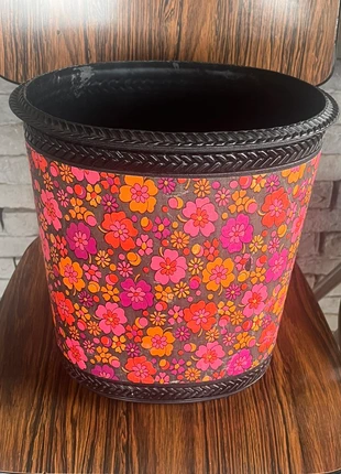 Vintage Emsa prullenmand – 70s flower power, marque: Emsa, état: Très bon état, 35,00 €, 37,45 € Protection acheteurs incluse