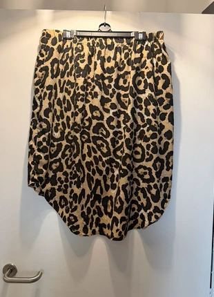 Leopard Print High-Low Skirt | Size 3X | Elastic Waist | Animal Print, brand: Shein Curve, condition: Very good, size: XXXL / 18, £3.00, £3.85 includes Buyer Protection