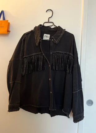Veste franges sequins, marque: Zara, état: Très bon état, taille: L / 40 / 12, 7,00 €, 8,05 € Protection acheteurs incluse