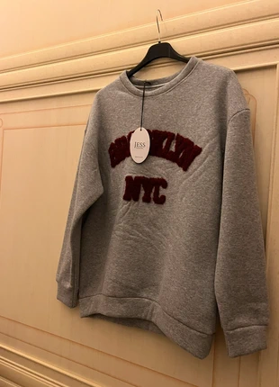 Felpa Brooklyn nyc scritta teddy bordeaux, zustand: Neu, mit Etikett, größe: Einheitsgröße, 13,00 €, 14,35 € inklusive Vinted-Käuferschutz