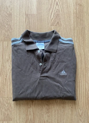 Polo adidas vintage marrons pour homme, marque: adidas, état: Très bon état, taille: M, 10,00 €, 11,20 € Protection acheteurs incluse